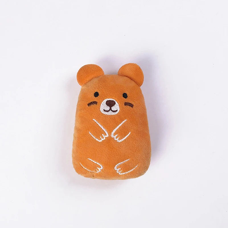 Jouet en peluche avec herbe à chat